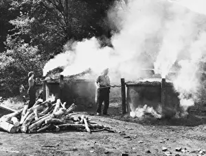 Burner Prints: Charcoal Burning