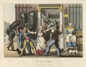 Indifference Prints: Charcoal Porters Fight