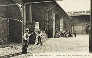 Charcoal works - Quay de Grenelle, Paris