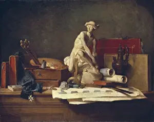 Hermitage Prints: CHARDIN, Jean Baptiste Sim鯮(1699-1779). Still