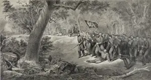 The charge of the first Maryland regiment at the death of As