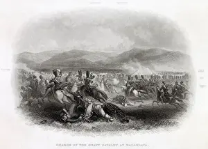 Balaclava Prints: The charge of the heavy cavalry Date: 25 October 1854