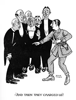 Heroism Prints: And Then They Charged Us by Denis Cowles, WW1 cartoon