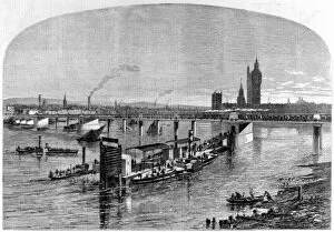 Images Dated 30th May 2004: Charing Cross Railway Bridge, March 1860