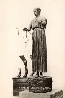 Pedestal Prints: The Charioteer - Classical Greek art - Delphi