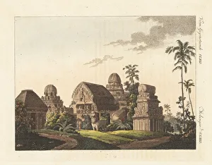 Chariots Prints: The Five Chariots, Mahabalipuram, India