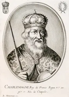 Lombards Prints: CHARLEMAGNE or CHARLES I (742-814)