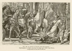 Stepping Prints: Charlemagne Escorts Pope
