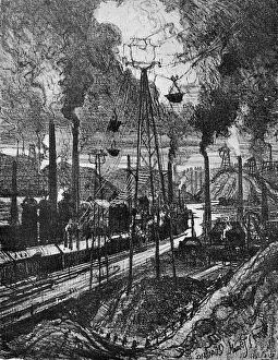 Landscapes Gallery: Charleroi by Joseph Pennell