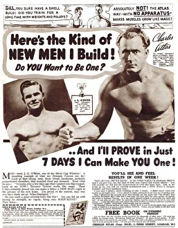 Dynamic Prints: Charles Atlas Dynamic Tension Body Building