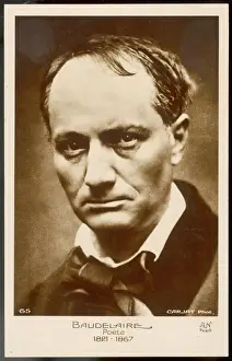 Symbolism Prints: Charles Baudelaire, French poet, essayist, translator