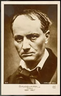 Poetry Collection: Charles Baudelaire, French poet, essayist, translator