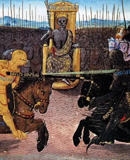 Allegorical Collection: Charles the Bold (1433-1477). Allegory of the death of Cha