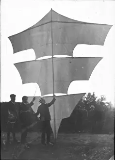 Findon Prints: Charles Brogdens kite at the Findon International Kite Comp