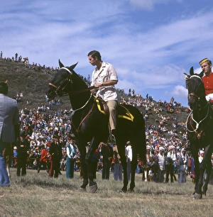 Images Dated 9th September 2015: Charles / Canada / On Horse