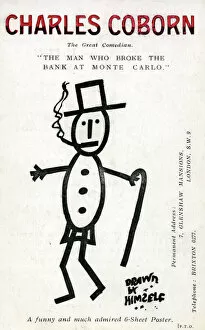 Images Dated 22nd April 2021: Charles Coborn, The Great Comedian - The Man Who Broke the Bank at Monte Carlo - a
