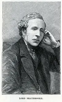 Cornwallis Prints: Charles Cornwallis Neville, 5th Baron Braybrooke (1823a'1902) - British peer. Date