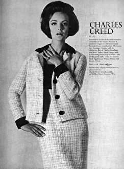 Tweed Gallery: Charles Creed suit, 1965