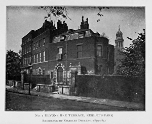 Images Dated 26th September 2017: Charles Dickens home, Devonshire Terrace, London W2