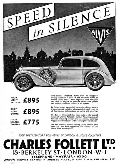 Twenty Prints: Charles Follett - Alvis Speed Twenty