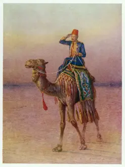 1833 Prints: Charles Gordon on camel