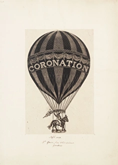 Images Dated 13th June 2012: Charles Green in the Coronation Balloon