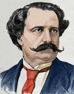 Images Dated 23rd January 2013: Charles Hugo (1826-1871). Second son of Victor Hugo. Journal