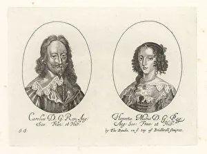 Charles I and Henrietta Maria, king and queen of England