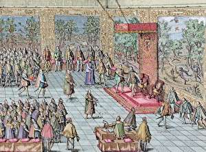 Abdication Gallery: Charles I of Spain and V of Germany (1500-1558). Abdication