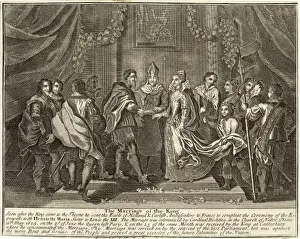 Honours Prints: Charles I Weds H. Maria