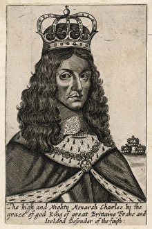 <b class=qtipBold><figcaption>Charles Ii, British King</figcaption></b><br>CHARLES II The High and Mighty Monarch Charles by the grace of god King of great Brittaine Franc and Ireland Defender of the faith<br><em>© Mary Evans Picture Library</em> Charles Ii, British King