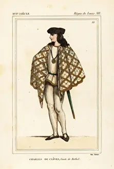 Bourbon Prints: Charles II de Cleves, comte de Nevers et d Eu