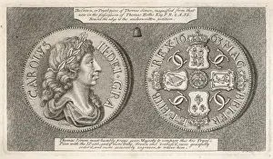 1663 Prints: Charles II Era Crown