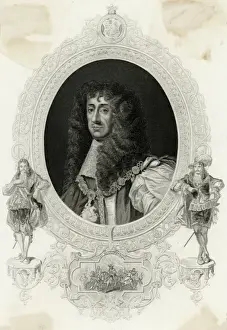 Lely Prints: Charles Ii / Lely / Oval