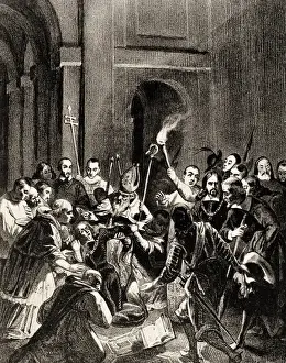Ritual Prints: CHARLES II of Spain (1661-1700). King of Spain (1665-1701)