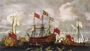 Charles II Visits Fleet