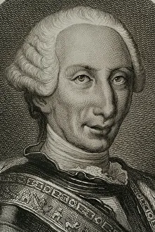Bourbon Prints: Charles III (1716-1788). King of Spain. Bourbon dynasty