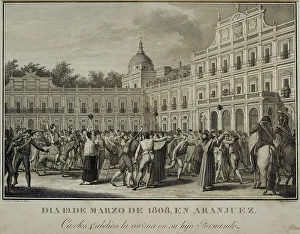 Favour Prints: Charles IV abdicates in favour of his son Ferdinand