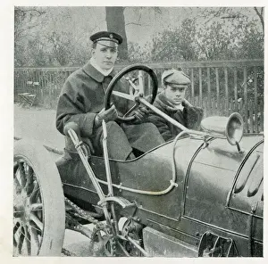 Steering Prints: Charles Jarrott with Bianchi