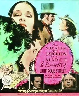 Forthcoming Prints: Charles Laughton The Barretts of Wimpole Street movie ad