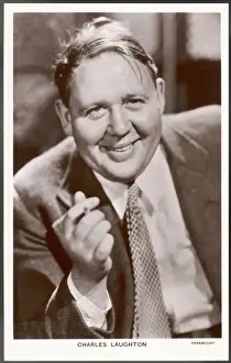 1962 Prints: Charles Laughton / Smiling