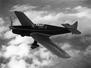 Charles A Lindbergh in his Miles M12 Mohawk G-AEKW