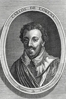 1748 Prints: Charles of Lorraine, Duke of Mayenne (1554-1611)