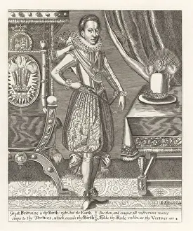 Buckle Shoes Prints: Charles, Prince of Wales, later King Charles I of England