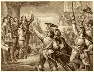 Charles Raises Standard