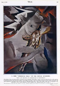 Spiritual Collection: Charles Sims, Mans last pretence of consummation painting