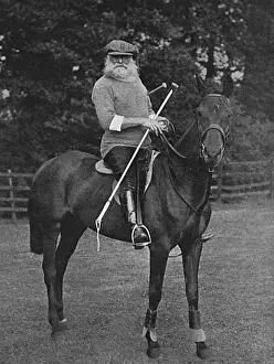 Pony Prints: Charles Stanhope, 8th Earl of Harrington on polo pony