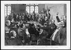 Parnell Prints: Charles Stewart Parnell re-elected