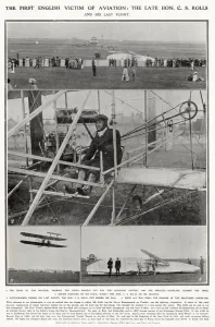 Images Dated 21st May 2021: Charles Stewart Rolls (1877 - 1910), Welsh motoring and aviation pioneer