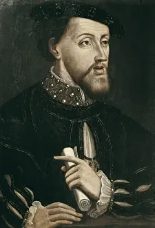 1558 Prints: CHARLES V (1500-1558). Holy Roman Emperor (1519-1556)